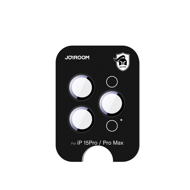 „Joyroom JR-MFY0244“ apsauginis stiklas, skirtas „iPhone 15 Pro/ 15 Pro Max“ lęšiams – grafito spalvos