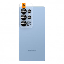 „Spigen Optik Pro GLAS.TR EZ FIT“ 2 kameros dėklų rinkinys, skirtas „Samsung Galaxy S25 Ultra“ – juodas