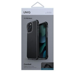 Uniq Combat dėklas, skirtas iPhone 13 Pro Max - juodas