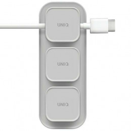 UNIQ Pod Mag magnetinis laidų organizatorius + pagrindas - pilkas