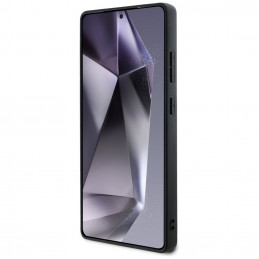 „Guess 4G“ spausdinto spalvoto bijūnų rašto „MagSafe“ dėklas, skirtas „Samsung Galaxy S25 Ultra“, rudas