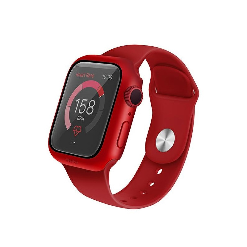 UNIQ Nautic dėklas Apple Watch 4/ 5/ 6/ SE 44mm - raudonas
