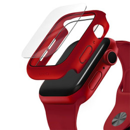 UNIQ Nautic dėklas Apple Watch 4/ 5/ 6/ SE 44mm - raudonas
