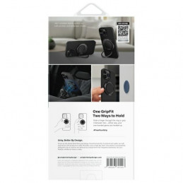 UNIQ Keva Air dėklas, skirtas iPhone 16 Pro Max 6.9" su MagSafe – juodas
