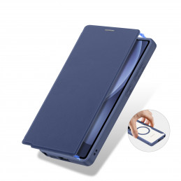 „Dux Ducis Skin X Pro“ dėklas, skirtas „Samsung Galaxy S25 Ultra“ su „MagSafe“ ir dėklu – mėlynas