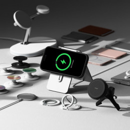 „Ringke“ silikoninis „MagSafe“ dėklas, skirtas „iPhone 16 Pro“ – juodas