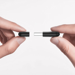 Ugreen dviejų juostų adapteris išorinis USB - WiFi tinklo plokštė 11ac AC650 juoda (CM448)