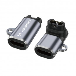 „Wozinsky WAYGS1“ USB-C adapteris, skirtas „Garmin“ išmaniajam laikrodžiui – pilkas
