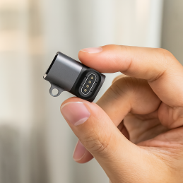 „Wozinsky WAYGS1“ USB-C adapteris, skirtas „Garmin“ išmaniajam laikrodžiui – pilkas