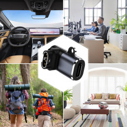 „Wozinsky WAYGS1“ USB-C adapteris, skirtas „Garmin“ išmaniajam laikrodžiui – pilkas