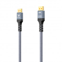 „Wozinsky WPS-16AYL2S DisplayPort 2.1“ kabelis, sertifikuotas VESA, 80 Gb/ s, 16K@60Hz, 8K@120Hz, 4K@240Hz, HDR HDCP DSC...