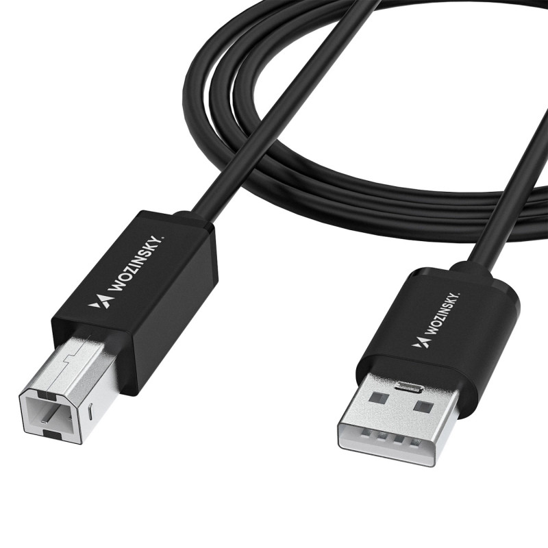 Wozinsky WKDDY4S USB-B - USB-A 480Mb/ s kabelis 1 m - juodas