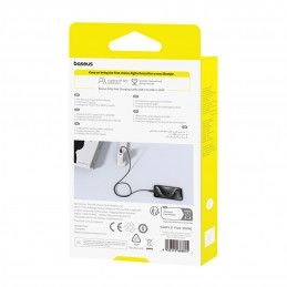 „Baseus Silky“ serijos 100 W USB-C – USB-C laidas 1 m – juodas