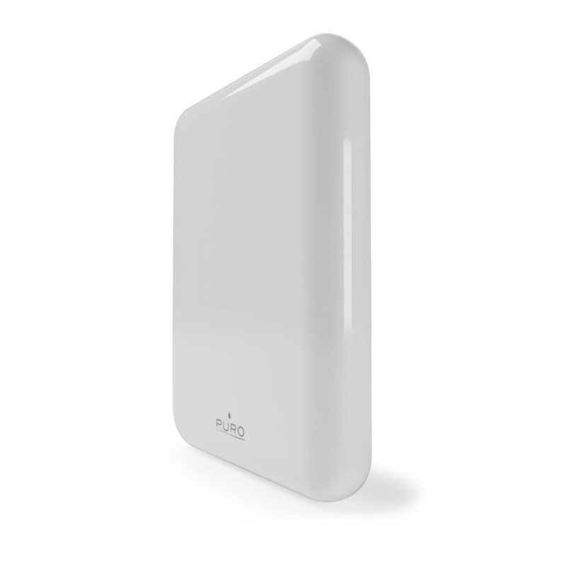 „Puro Power Mag“ išorinė baterija, 5000 mAh, 20 W, su maitinimo šaltiniu, USB-C, balta
