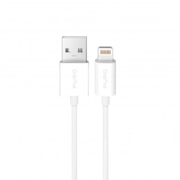 „Puro TPE 12W USB-A“ – „Lightning“ laidas, 2 m, baltas