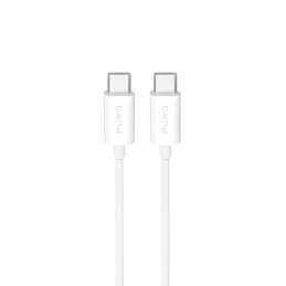 „Puro TPE“ 25 W USB-C – USB-C 3 m laidas – baltas