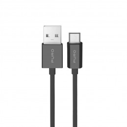 „Puro TPE“ 12 W USB-A – „microUSB“ 1 m kabelis – juodas