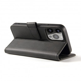 Magnetinis dėklas su atlenkimu, skirtas „iPhone 16e“ – juodas