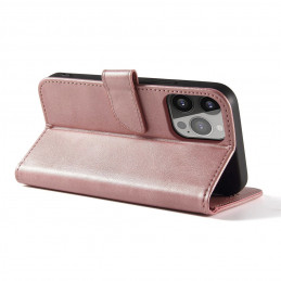 Magnetinis dėklas su atlenkimu, skirtas „iPhone 16e“ – rožinis