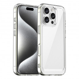 „Outer Space“ dėklas, skirtas „iPhone 16e“ su lanksčiu rėmeliu – permatomas