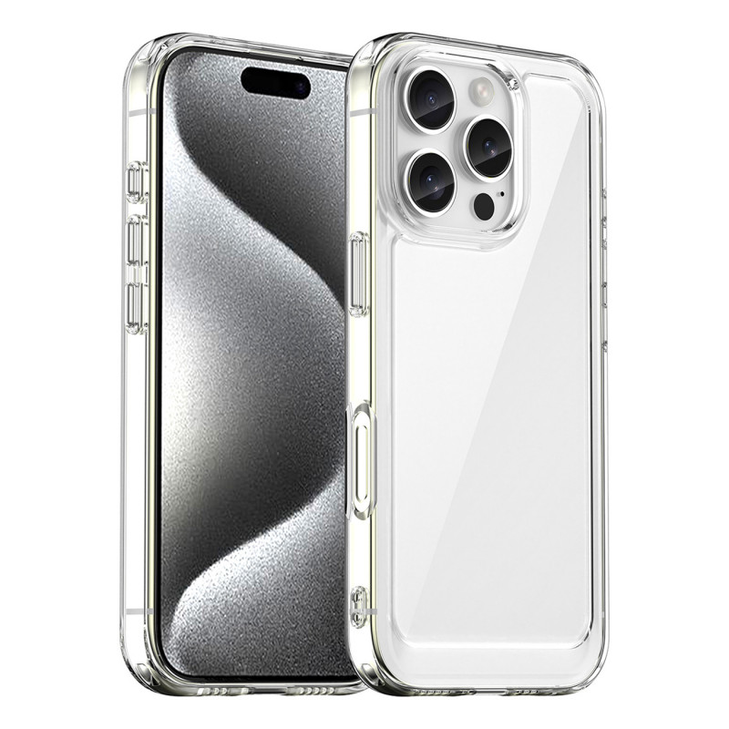„Outer Space“ dėklas, skirtas „iPhone 16e“ su lanksčiu rėmeliu – permatomas