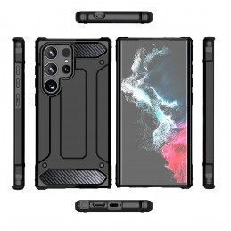 „Hybrid Armor“ dėklas, skirtas „Samsung Galaxy S25 Edge“ – juodas
