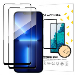 „Wozinsky Full Glue“ grūdintas stiklas, skirtas „Xiaomi POCO M7“, 2 vnt. pakuotėje