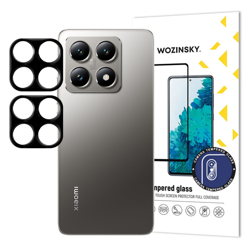 „Wozinsky“ pilno dydžio kameros stiklas, skirtas „Xiaomi 14T“, 2 vnt. pakuotėje