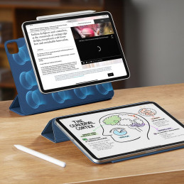 ESR „Rebound“ magnetinis dėklas, skirtas „iPad Pro 12.9“ 2020 / 2021 / 2022 / „iPad Air 13“ 2024 / 2025 – mėlynas