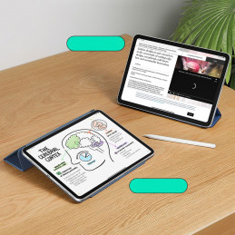 ESR „Rebound“ magnetinis dėklas, skirtas „iPad Pro 12.9“ 2020 / 2021 / 2022 / „iPad Air 13“ 2024 / 2025 – mėlynas