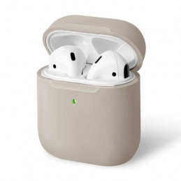 UNIQ Lino AirPods 1/ 2 Gen dėklas – smėlio spalvos