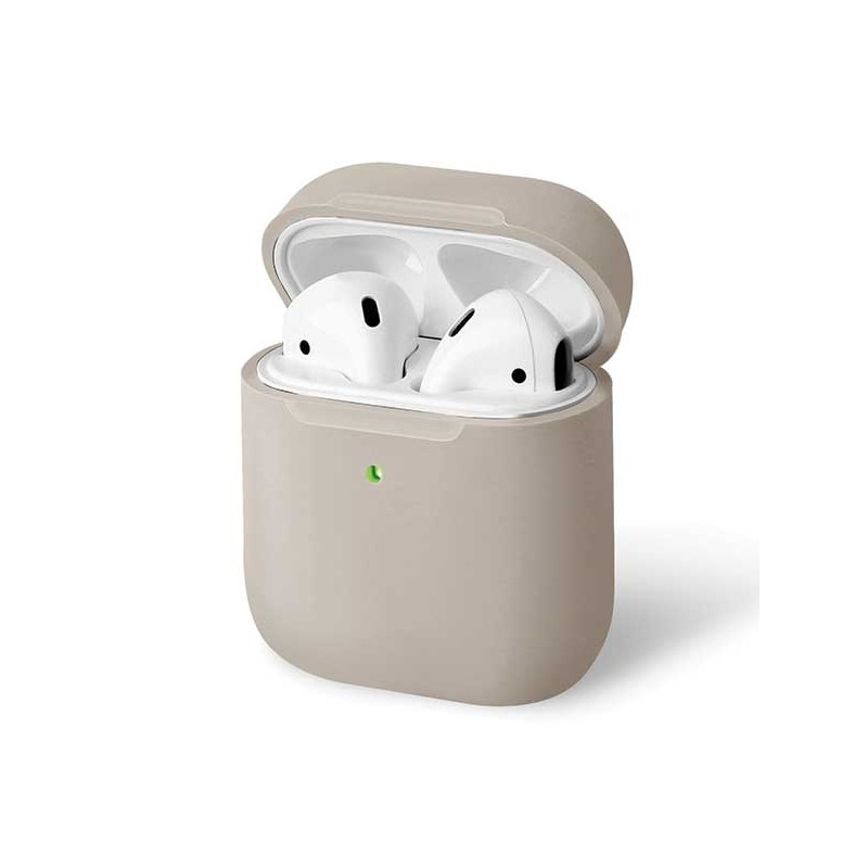 UNIQ Lino AirPods 1/ 2 Gen dėklas – smėlio spalvos