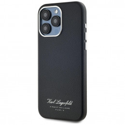 „Karl Lagerfeld“ viešbučio RSG dėklas, skirtas „iPhone 15 Pro“ – juodas