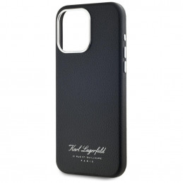 „Karl Lagerfeld“ viešbučio RSG dėklas, skirtas „iPhone 15 Pro“ – juodas
