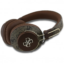 „Guess ENC Metal 4G“ „Bluetooth“ ausinės, rudos