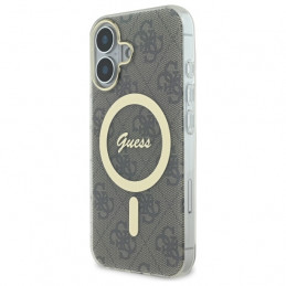 „Guess IML 4G MagSafe“ dėklas, skirtas „iPhone 16 Plus“ – rudas