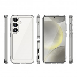 „Xiaomi Poco X7“ „Outer Space“ dėklas su gelio rėmeliu – skaidrus