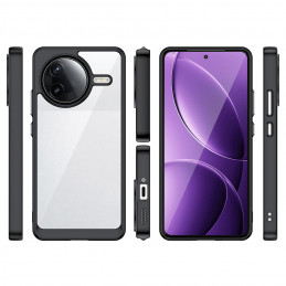 „Xiaomi Poco F7 Ultra“ „Outer Space“ dėklas su gelio rėmeliu – juodas