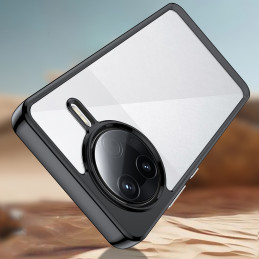 „Xiaomi Poco F7 Ultra“ „Outer Space“ dėklas su gelio rėmeliu – juodas