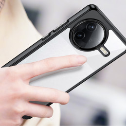 „Xiaomi Poco F7 Ultra“ „Outer Space“ dėklas su gelio rėmeliu – juodas