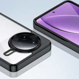 „Xiaomi Poco F7 Ultra“ „Outer Space“ dėklas su gelio rėmeliu – juodas