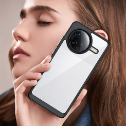 „Xiaomi Poco F7 Ultra“ „Outer Space“ dėklas su gelio rėmeliu – juodas