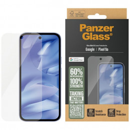 „PanzerGlass“ itin plataus kampo grūdintas stiklas, skirtas „Google Pixel 9a 5G“
