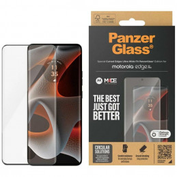 „PanzerGlass“ itin plataus kampo grūdintas stiklas, skirtas „Motorola Edge 50 Pro / 50 Ultra“.