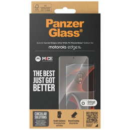 „PanzerGlass“ itin plataus kampo grūdintas stiklas, skirtas „Motorola Edge 50 Pro / 50 Ultra“.