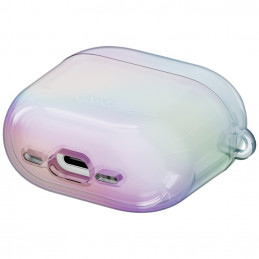 UNIQ Iridescia dėklas, skirtas AirPods 4 ausinėms, pakabinamas – holografinė balta spalva