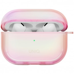 UNIQ Iridescia AirPods Pro 2 pakabinimo dėklas – holografinės rožinės spalvos