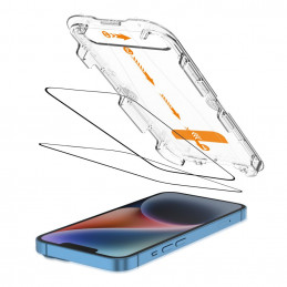 „Tech-Protect Quick Set+“ 2 grūdinto stiklo pakuotė, skirta „iPhone 13 / 13 PRO / 14 / 16e“