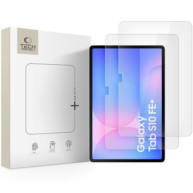 „Tech-Protect Glass Fit+“ grūdintas stiklas, skirtas „Samsung Galaxy Tab S10 FE+ 13.1 620 / X626B“
