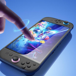 „Tech-Protect Easy Set+“ 2 grūdinto stiklo pakuotė, skirta „Nintendo Switch 2“ – skaidri